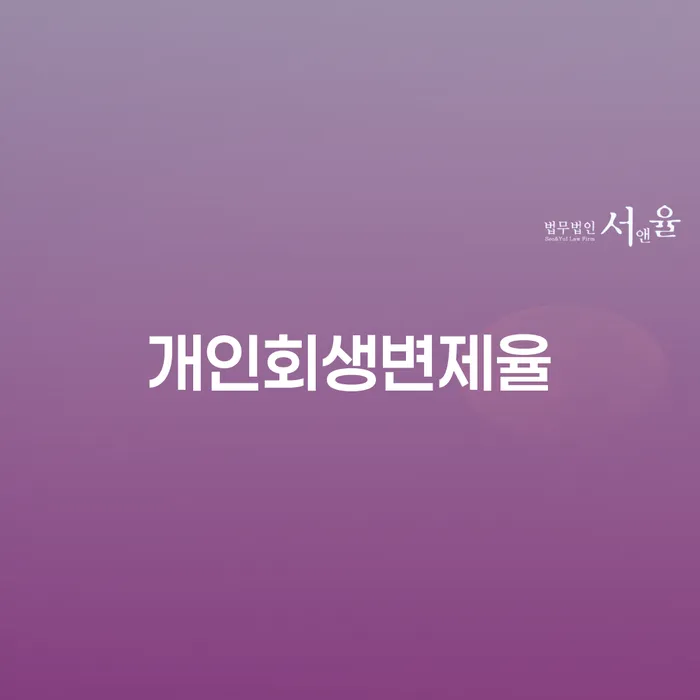 개인파산 개인회생으로 방법 위험감소