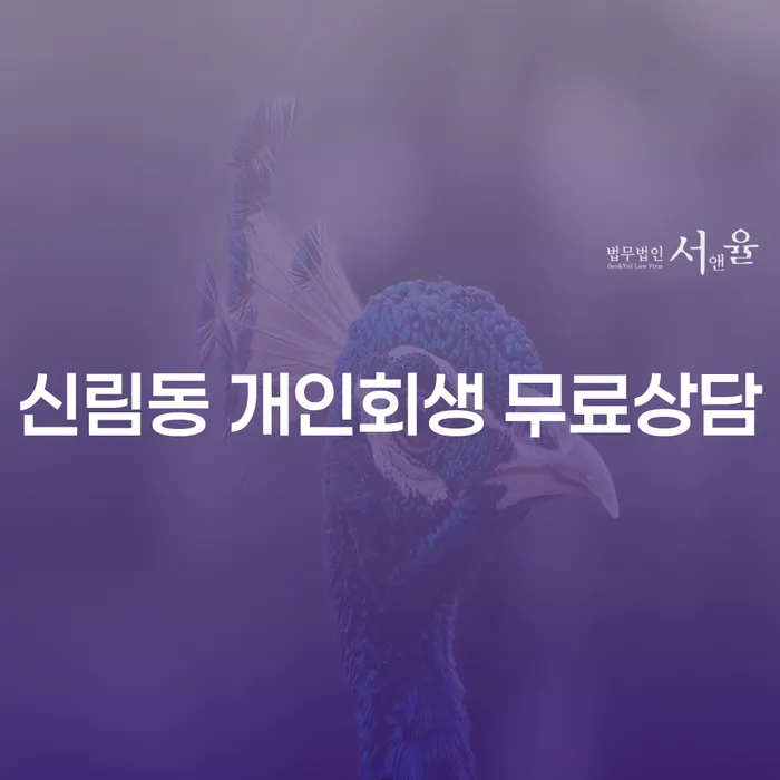 신림동 개인회생 무료상담