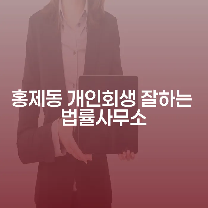 홍제동 개인회생 잘하는 법률사무소