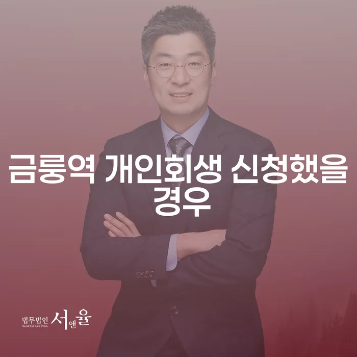 금룽역 개인회생 신청했을 경우
