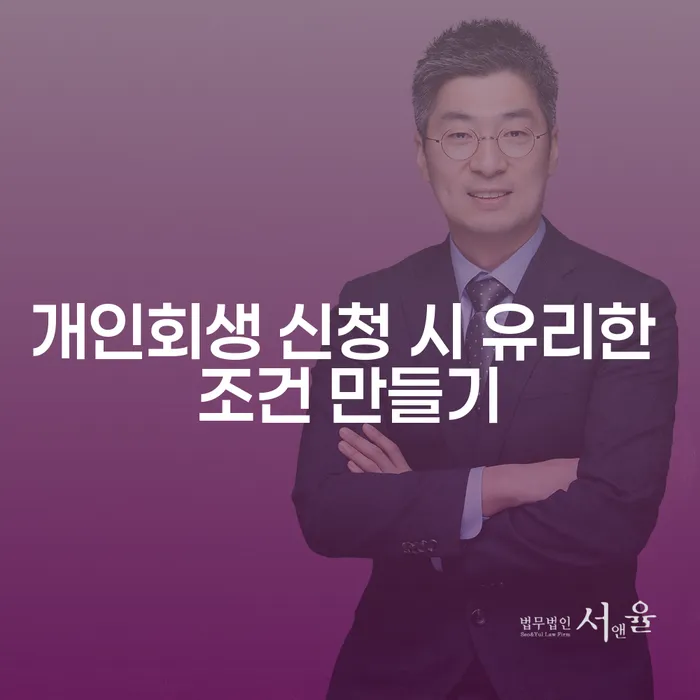 개인회생 신청 시 유리한 조건 만들기: 어떻게 시작해야 할까요?