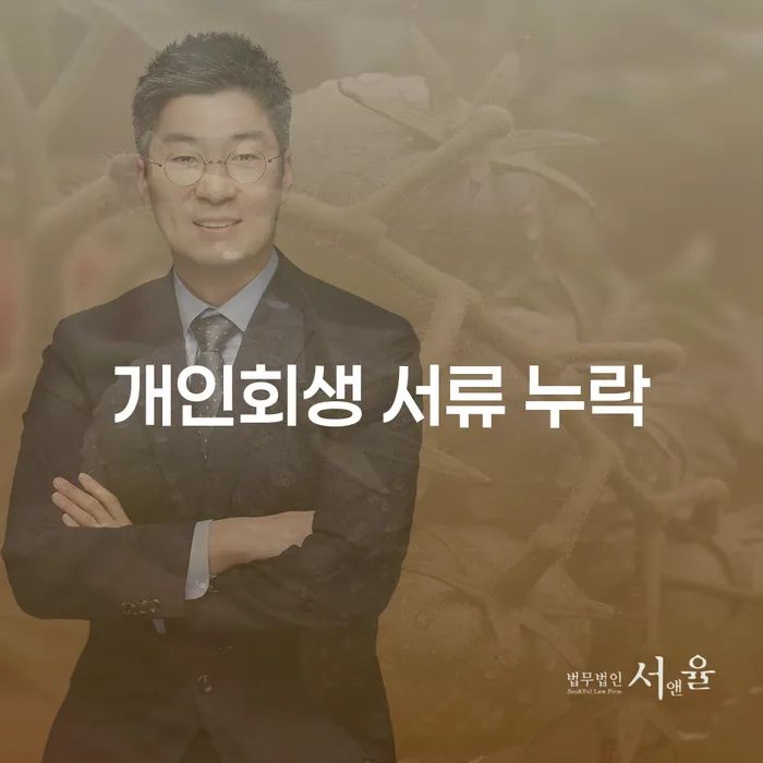 개인회생 서류 누락: 어떻게 준비해야 할까요?