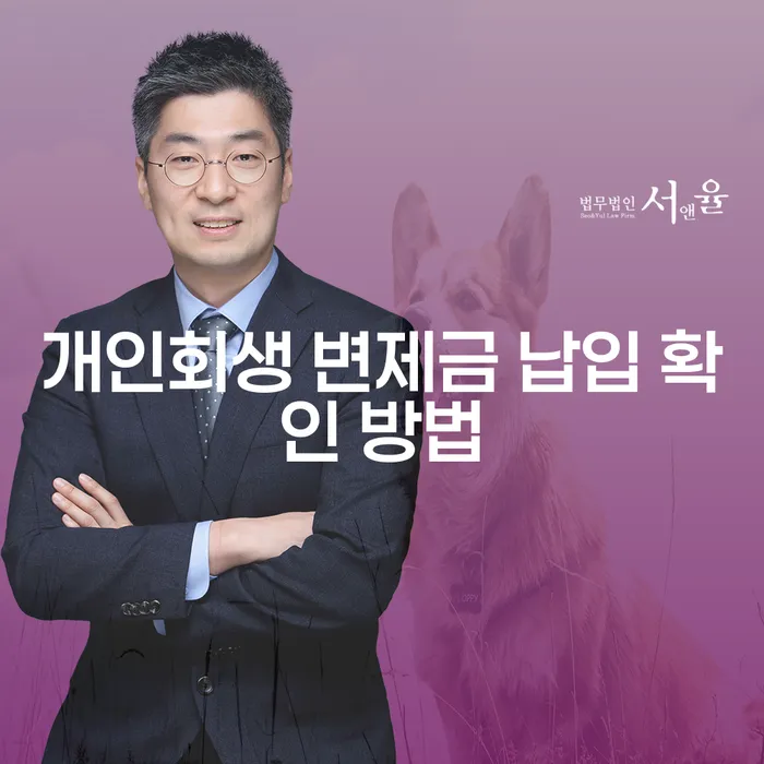 개인회생 변제금 납입 확인 방법을 알고 계신가요?
