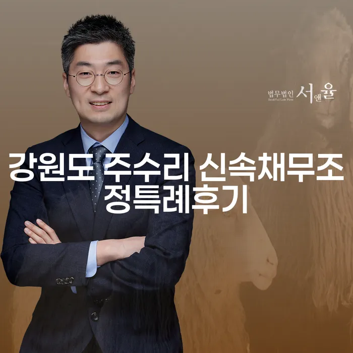강원도 주수리 신속채무조정특례후기: 채무감면의 효과를 직접 경험한 이야기